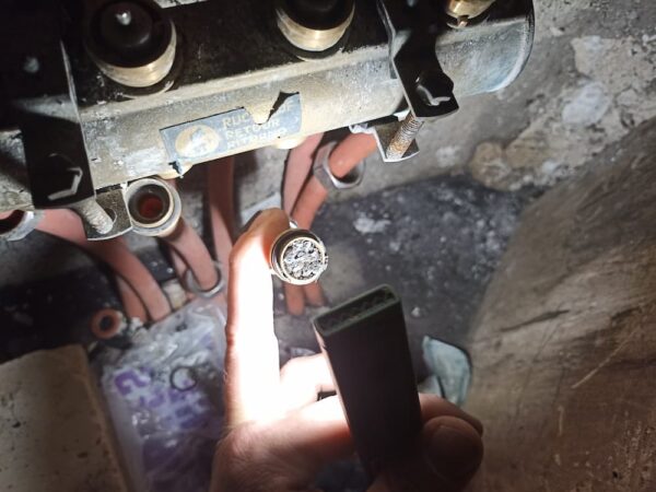 Réseau plancher chauffant bouché